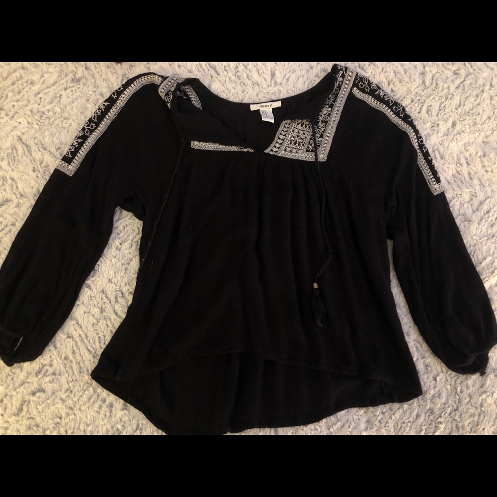 Black&White blouse